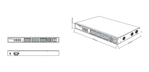 Imagen 4 de 9 de Switch 24 Bocas Longse Poe 10/100 + 4 Gigabit + 4 Sfp