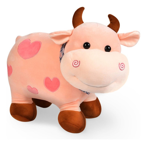 Peluche Vaca Vaquita Rosa Grande Juguete Niña Regalo Premium