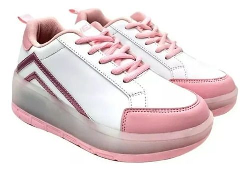 Patines Next Action 2 En 1 Talla 19 Color Rosa Para Niña