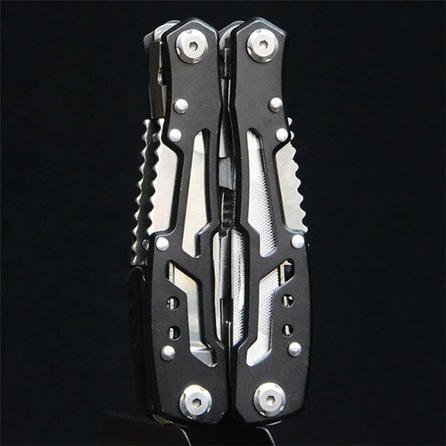 Táctico Weisco Cuchillo Multifunción Color Negro Multi Heram