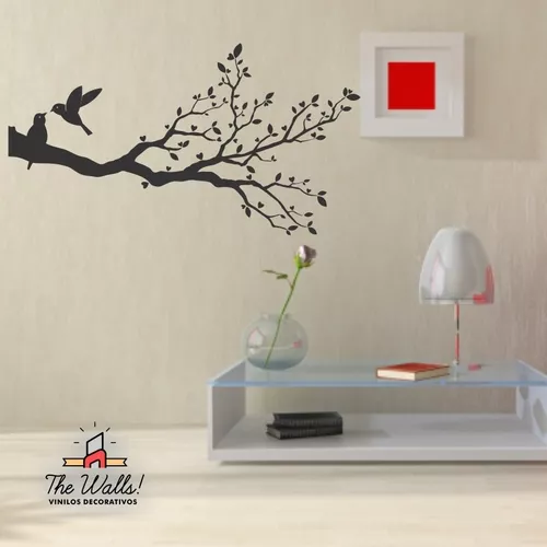 Vinilos Decorativos Vinil Pared Silueta Arbol Ramas Exten