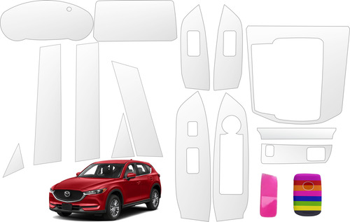 Kit Ppf Interior + Postes Puertas Mazda Cx5 2021 2022 2023