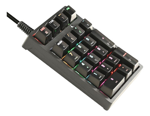 K21 Mini Teclado Numérico Mecánico 21 Office Rgb Tabletas