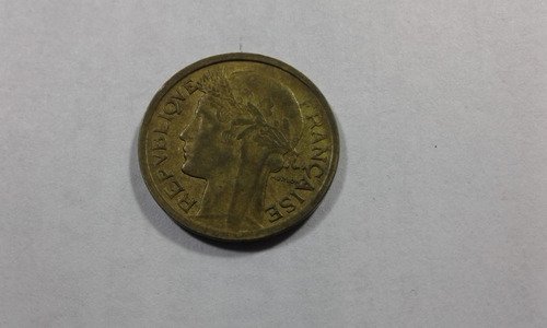 Moneda De Francia 1 Franco 1938 Muy Buena (Usado)