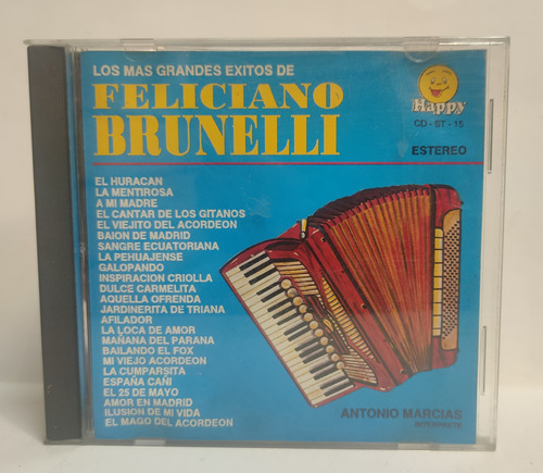 Los Mas Grandes Exitos De Feliciano Brunelli (cd Usado)
