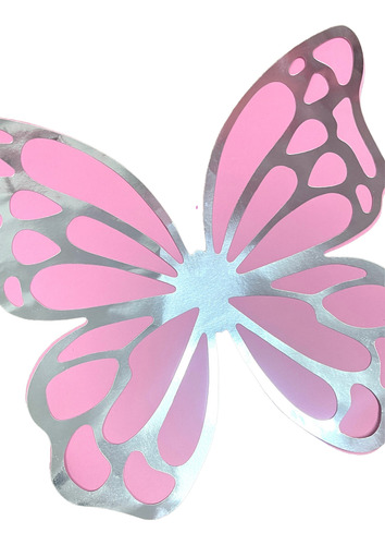 Mariposas Decorativas Super Gigantes Caladas Efecto 3d 38cm Varios Mariposa