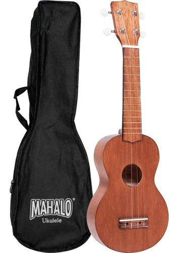 Ukulele Soprano Mahalo Natural Com Capa Bag De Brinde Barato