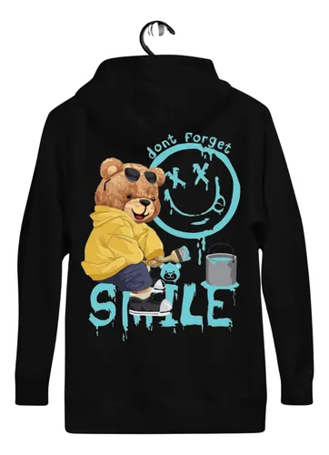 Buzo Buso Saco Estampado Hoodie Capota Dont Smile Dtf Ropa