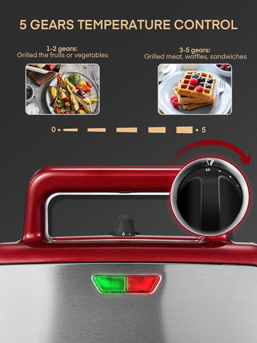 Waffle Maker 3 1 Sandwichera Prensa De 1200 W Placas ...