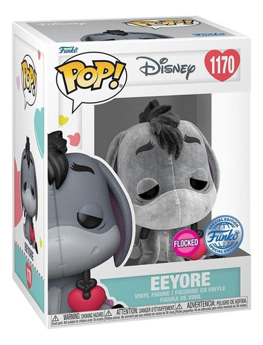 Funko Pop Winnie The Pooh - Eeyore W/ Heart Flocked #1170