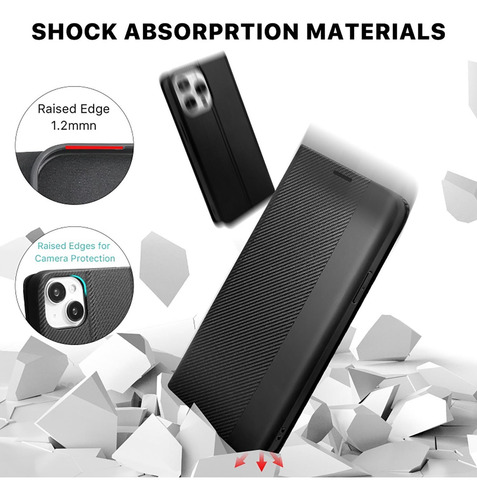 . Funda Mybat Cartera Para iPhone 15 Pro Max Negra Executive