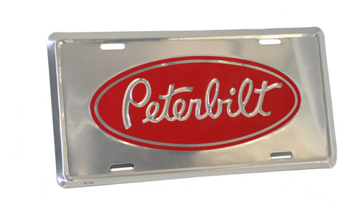 Peterbilt Motors Trucking Company Placa De Matrícula De Lujo