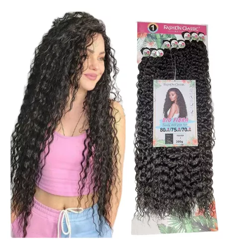 Cabelo Orgânico Bio Fibra Lindona Fashion Classic 300G em Promoção