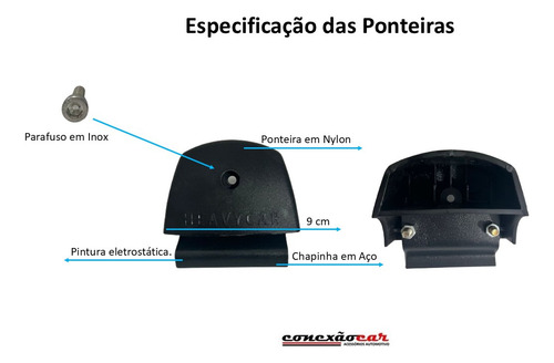 Rack Para Hb20 2020 Até 2025 Hatch Ou Sedan Alumínio