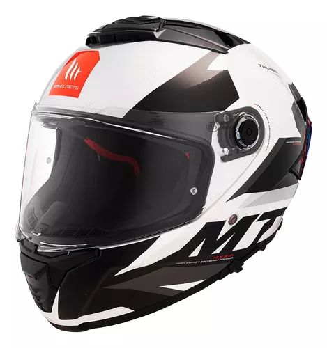 Casco Mt Helmets Thunder 4 Sv Doble Visor Graficas Motodelta