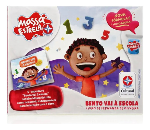 Bento Vai A Escola Livro Interativo Com Massa Estrela