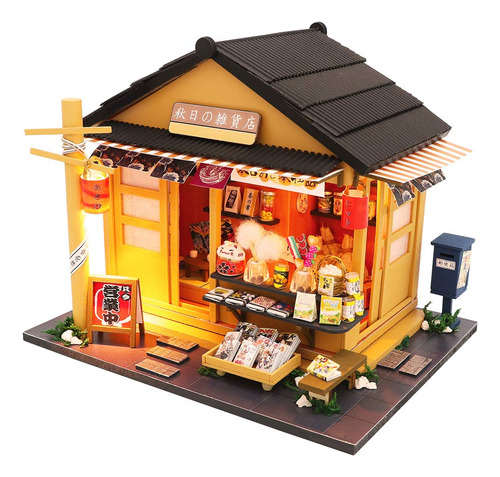 Kit Casa Muñecas Madera Miniatura Estilo Japonés Antipolv