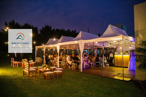 Alquiler Carpas, Gazebos, Living, Pisos, Estufas, Mesas, Dj