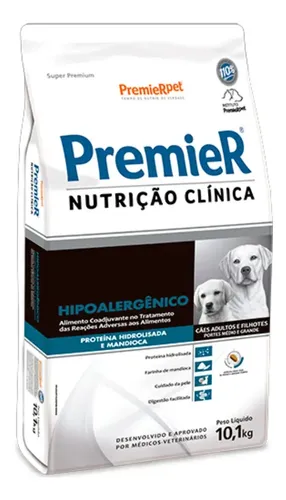 Ração Premier Hipoalergênica Cães Médios/Grandes Sabor Mandioca 1...