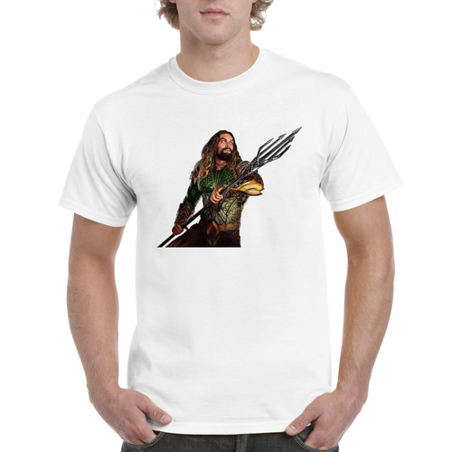 Pelicula Aquaman Playeras Manga Corta Tallas Disponibles