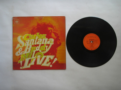 Lp Vinilo Carlos Santana & Buddy Miles Live Ed Colombia 1972