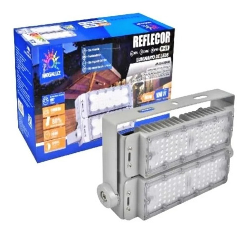 Imagen 2 de 2 de Reflector Led Industriales 100w Ip65 Para Exterior