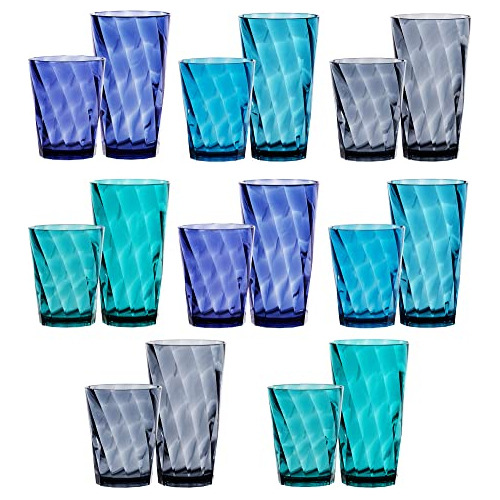 Us Acrylic Optix - Vasos Reutilizables De Plástico (juego De