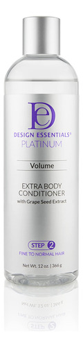 Design Essentials Platinum Acondicionador Corporal Extra Vol