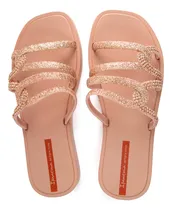 Comprar Ojotas Sandalias Brillos Gliter Goma Ipanema Chinelas 27286