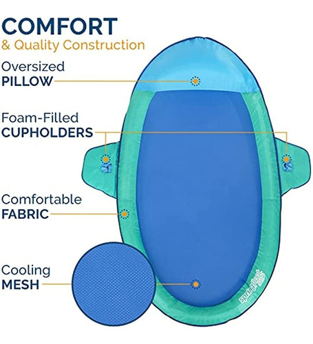 Swimways Spring Float Suncatcher Tumbona Inflable Para Pisci