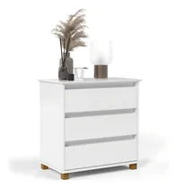 Comprar Mesinha Quarto Lateral Cama Organizadora Quarto Completo Acabamento Brilhante Cor Branco