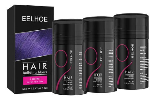 3×polvo Fibra De Cabello Delgado Secret - g a $6760