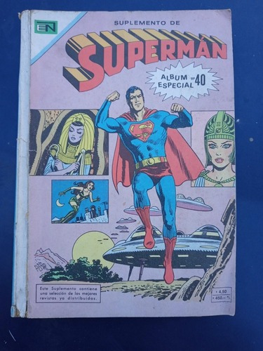 Superman Historieta Album Especial N.40 - Ed.novaro 1972 