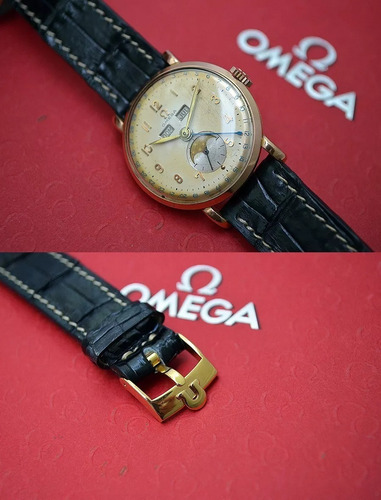 Omega Moonphase Ouro Rosa Cal. 27dl Ref: 2473 40´s Lindo