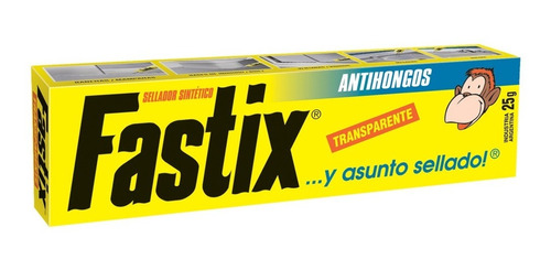 Sellador Sintético Fastix® Antihongos Transparente Pomo 25g