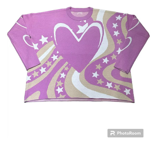 Sweater Bremer Corazón Color Rosa 