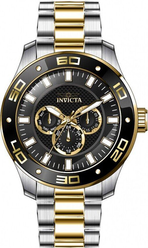 Reloj Invicta Pro Diver 45759 Cuarzo Con Esfera Negra