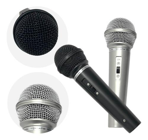 Kit Microfone Com Fio Microfone Com Cabo Microfone Dinâmico