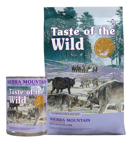 Comida Para Perro Taste Of The Wild Cordero 12.2kg + Pate