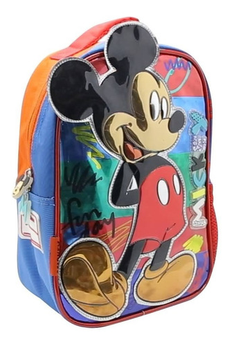 Mochila De Espalda Mickey Km038 Disney Original 12''