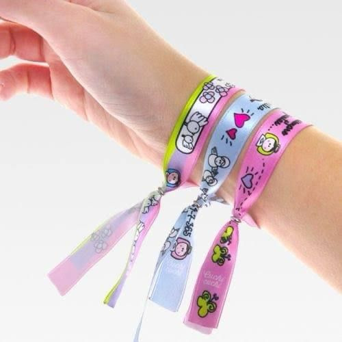 100 Pulseras Personalizadas Sublimadas Boda Fiesta Invitacio Negro