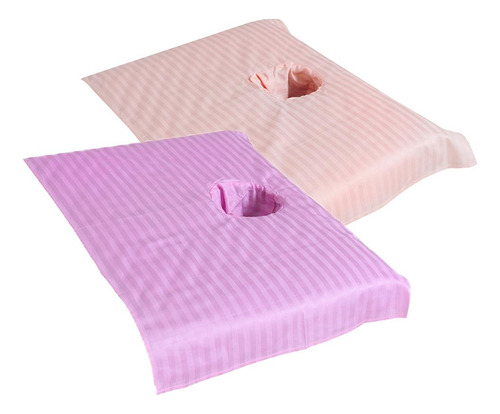 2 Fundas De De De Algodón Suave Para Spa, Cama De Belleza