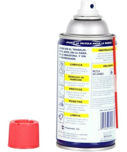 Imagen 2 de 5 de Oferta Del Dia Lubricante Multiusos Wd-40 1440226 Aerosol 23