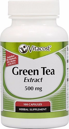 Cha Verde Importado Green Tea Extract - -- 500 Mg 100 Caps