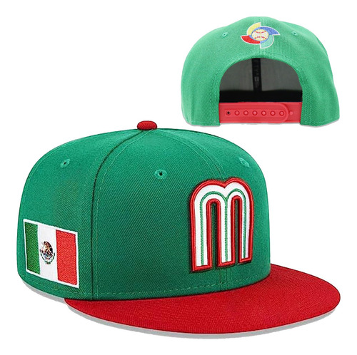 Gorra De Béisbol Mexicana Ajustable, Gorra De Béisbol Mex.