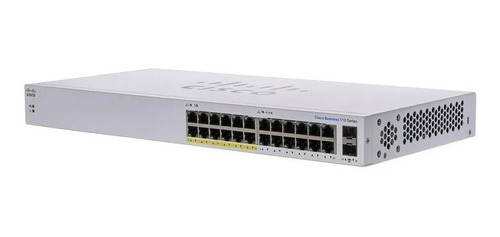Imagen 1 de 5 de Switch Cisco Cbs110p Poe 24port Gigabit 2 Sfp