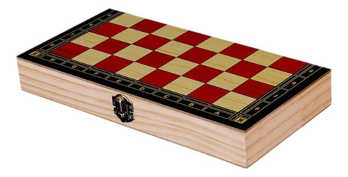 Juego De Ajedrez De Madera Plegable Juego De Mesa De