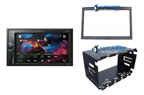 Stereo Pantalla Pioneer Usb Bluetooth + Marco Peugeot 307