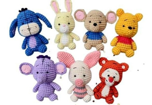 Pooh Y Sus Amigos X 8 Patrones Amigurumi