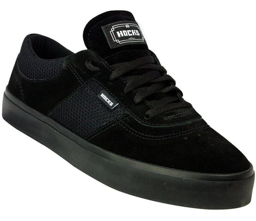 Imagem 3 de 8 de Tênis Hocks Tempus Extra Black Camurça Original